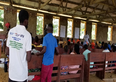 Training session on agroecology.
